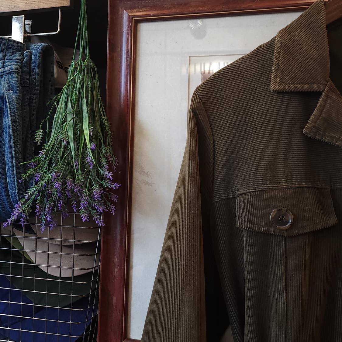 00년대 폴로 진스 여성용 벨티드 디테일 코듀로이 사파리 자켓 M 상품이미지9