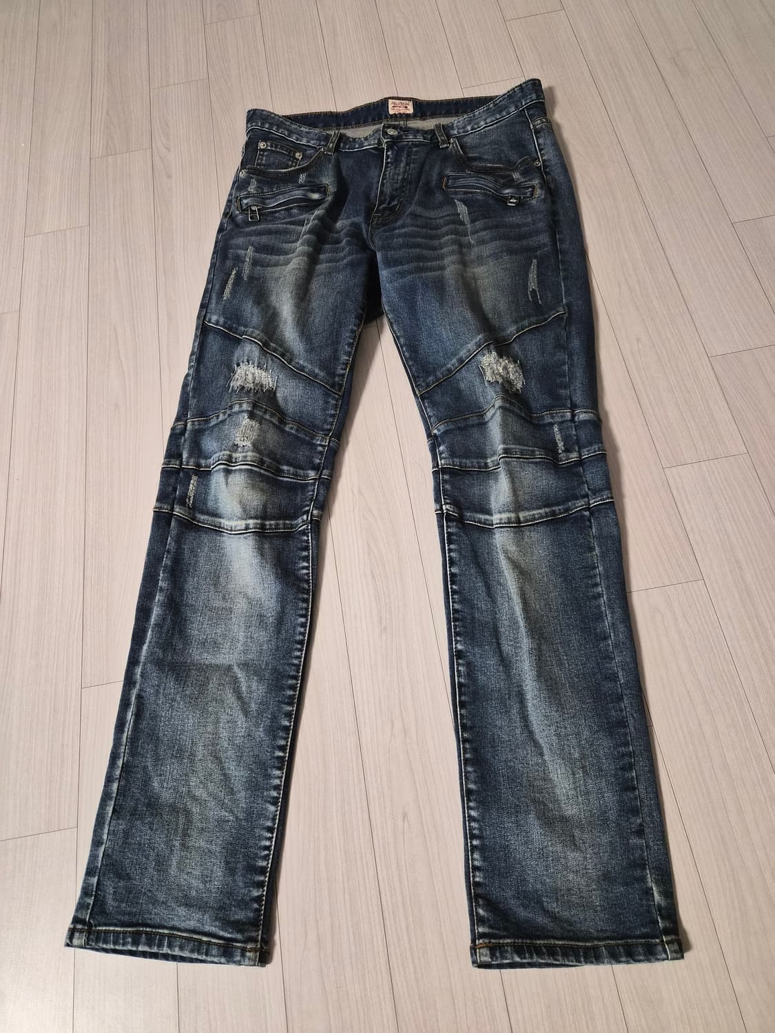 빈티지 바이커 데님 팬츠 (진마인드/33-34사이즈) 상품이미지1