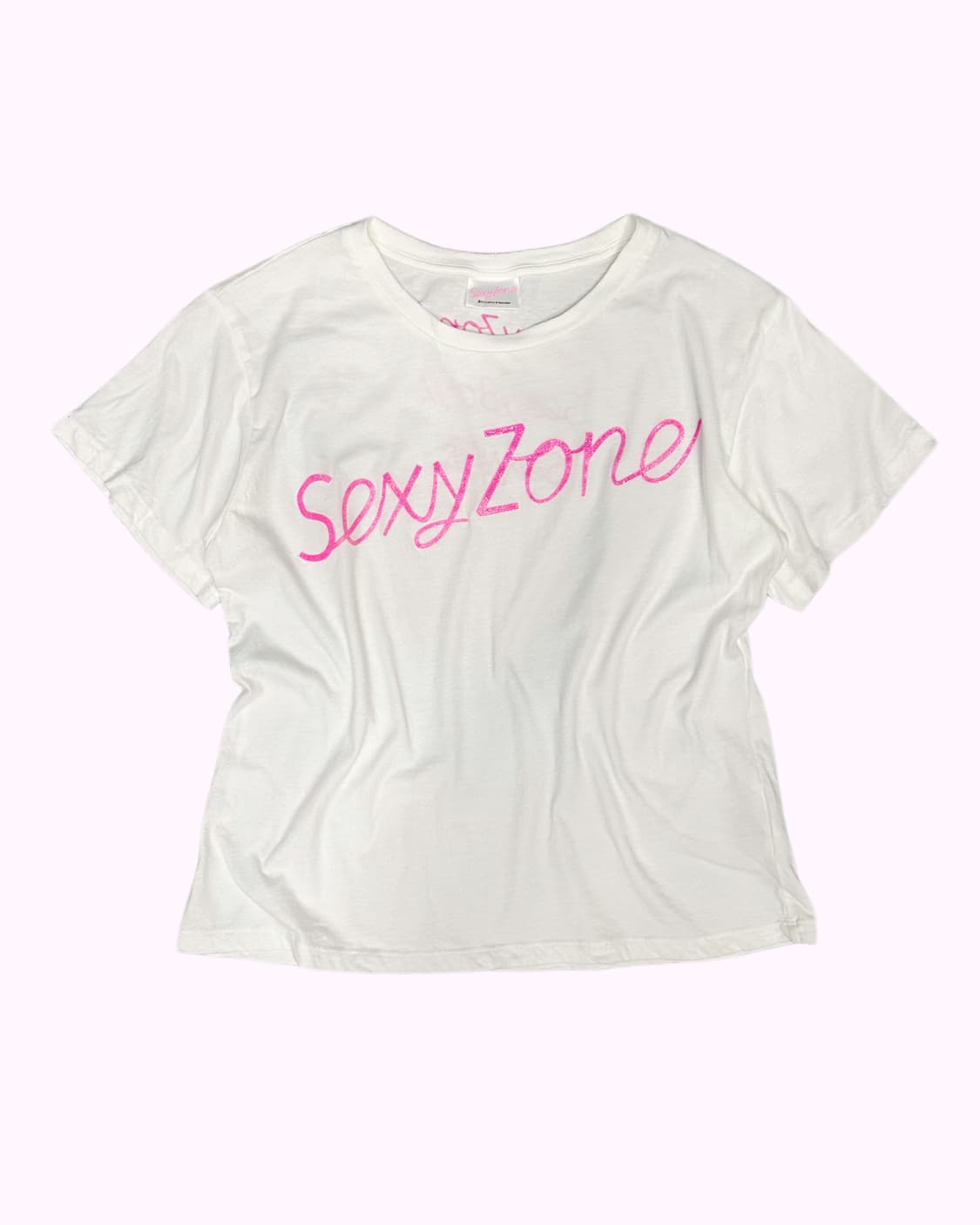 sexy zone white crop t-shirt 상품이미지2