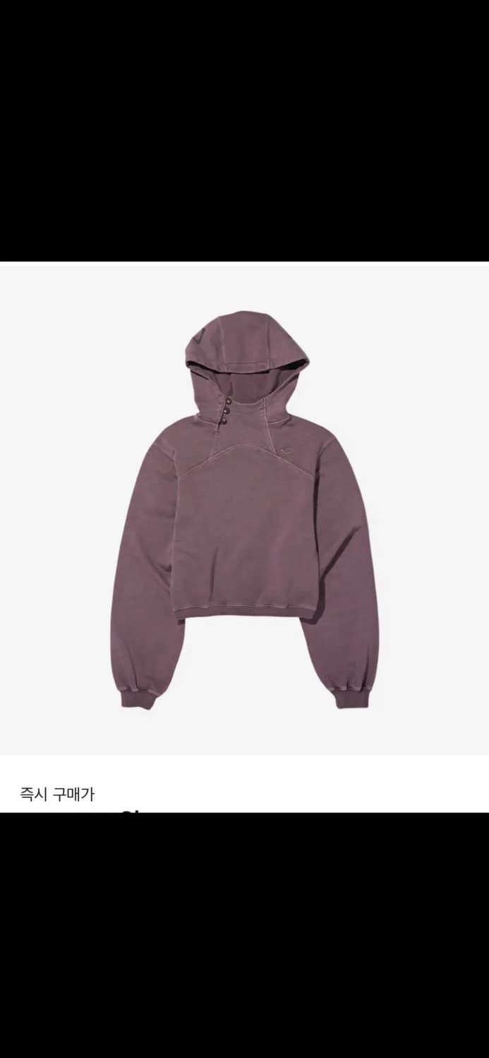 미스치프 사이드 버튼 업 크롭 후드 워시드 레드 브라운 크롭후드티 상품이미지1