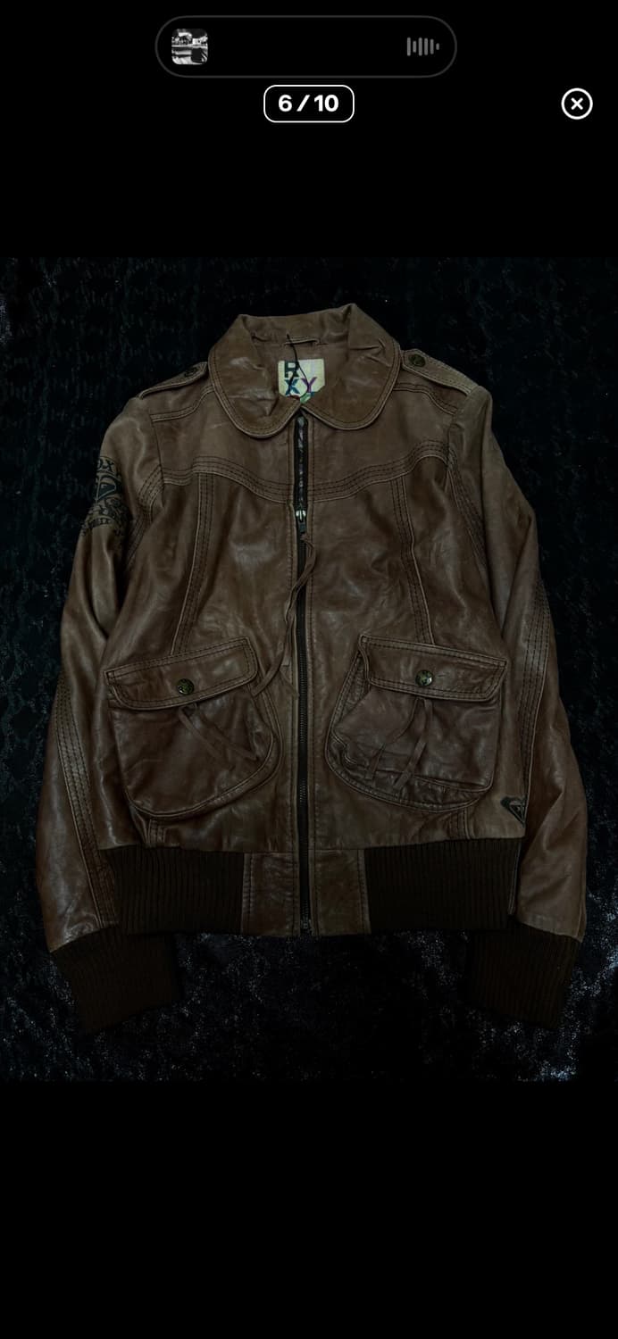 "ROXY"00's Gimmick Design Gothic Print B 상품이미지1