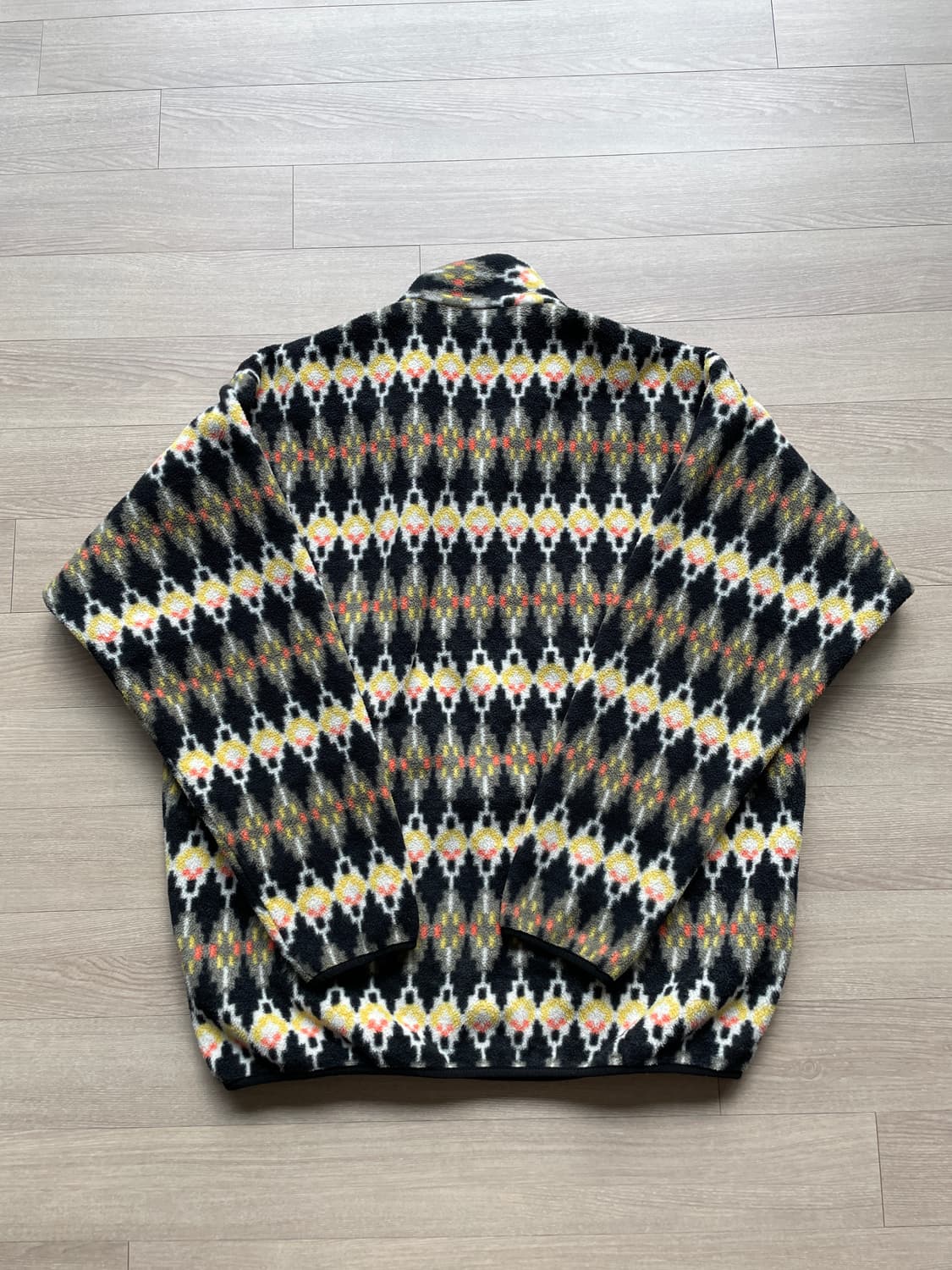 파타고니아 신칠라 아즈텍 옐로우 패턴 상품이미지2