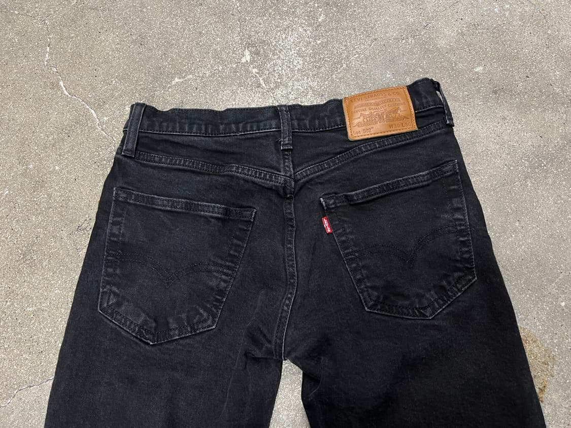 리바이스502 프리미엄 블랙진 상품이미지5