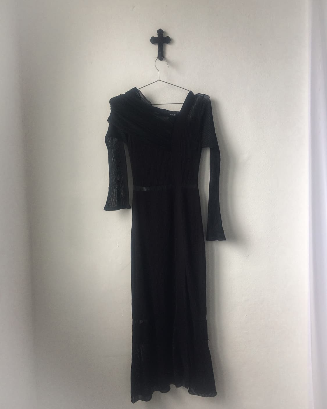 Line detail knit onepiece 상품이미지4