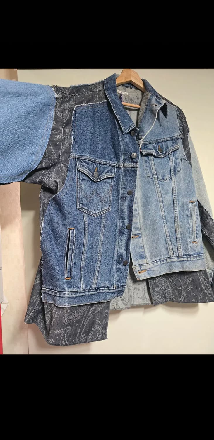 (국내새상품) 리빌드 바이 니들스 데님 반다나 데님자켓 상품이미지3