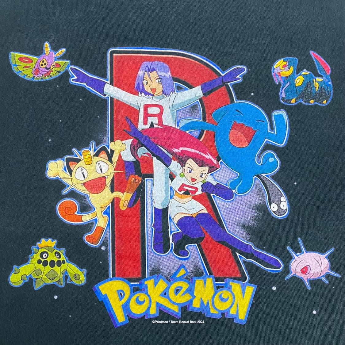 포켓몬 로켓단 부틀렉 애니메이션 티셔츠 상품이미지4