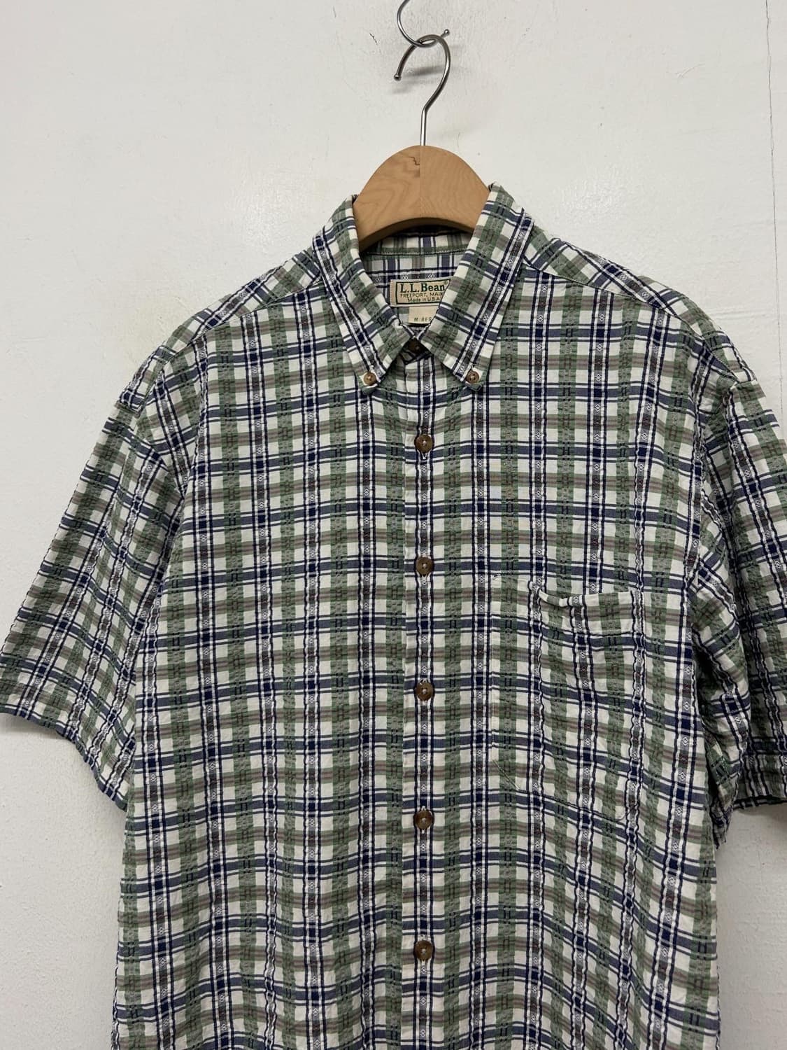 90s LLBEAN 엘엘빈 체크셔츠  상품이미지2