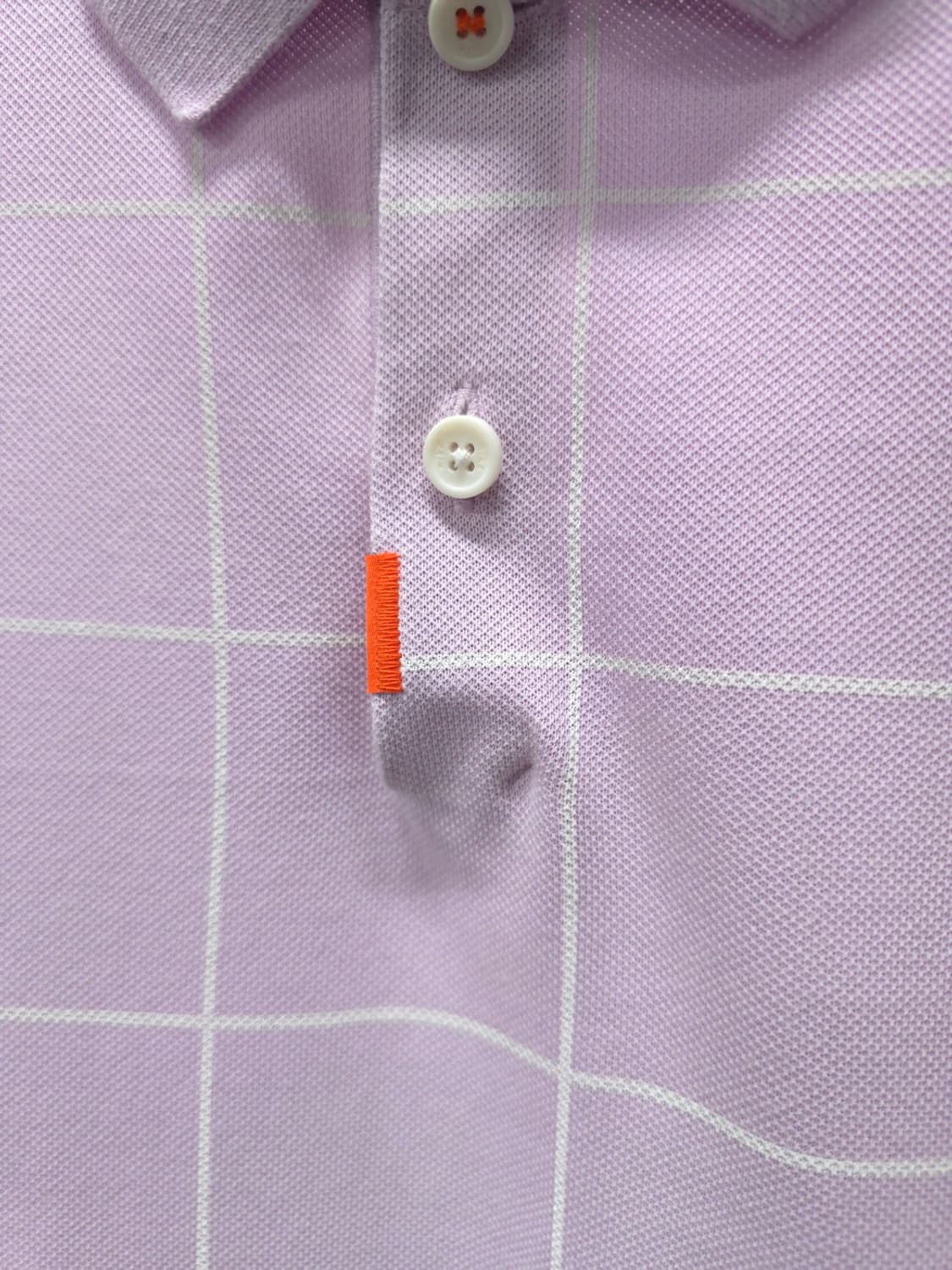 ​나이키 남성 라벤더 체크 반팔 카라티 드라이핏 (L사이즈) 상품이미지4