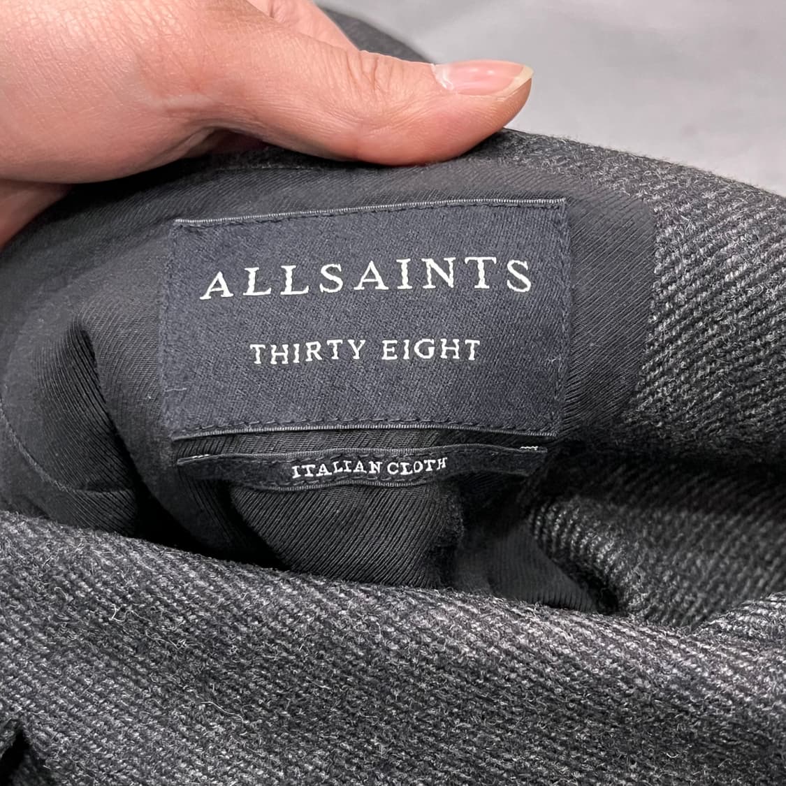  올세인츠 히든 버튼 코트 y14918 상품이미지6