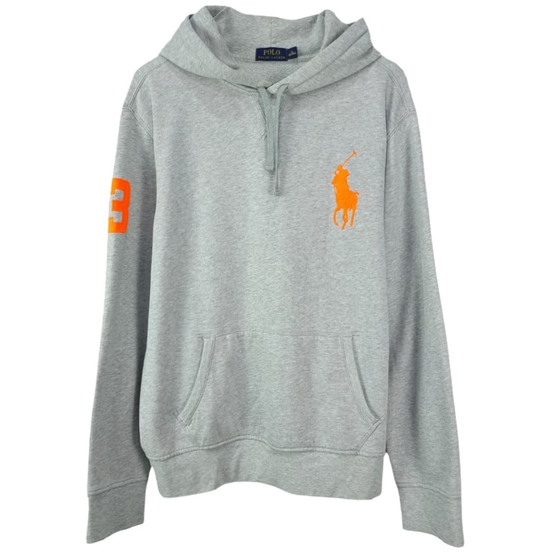 [폴로 랄프로렌] 빅포니 로고 후드티 그레이 M19917 상품이미지2
