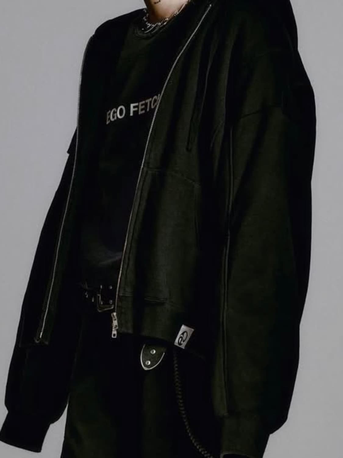 Ego fetch 오버핏 후드집업 M 상품이미지1