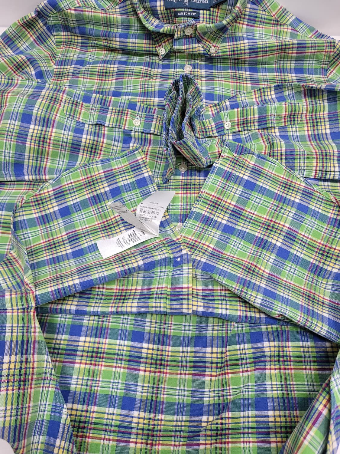 POLO 폴로 랄프로렌 멀티컬러 포니 체크 셔츠 / 남 S 멀티 컬러
 상품이미지6