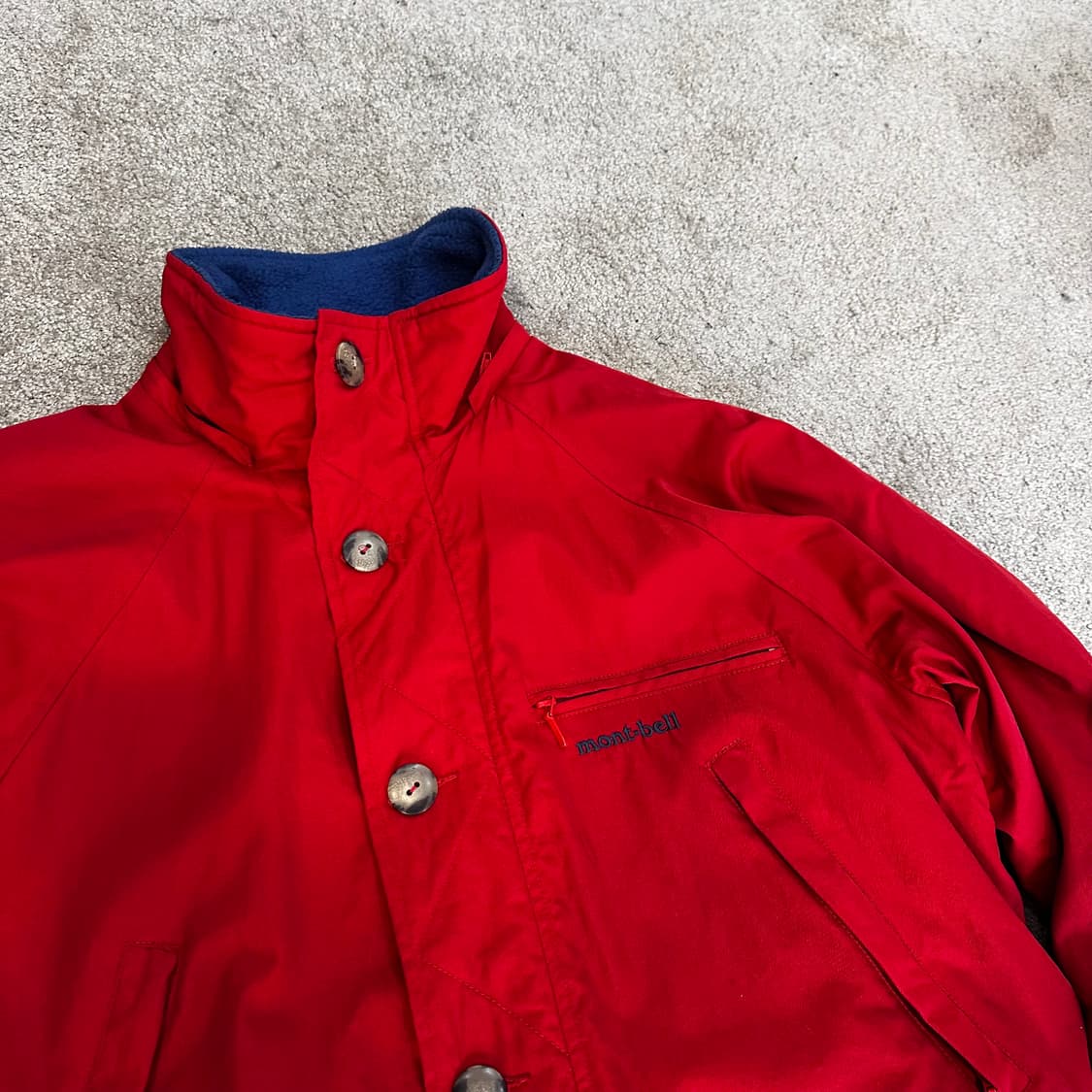 몽벨 레드 폴라텍 플리스 마운틴 자켓L 상품이미지6