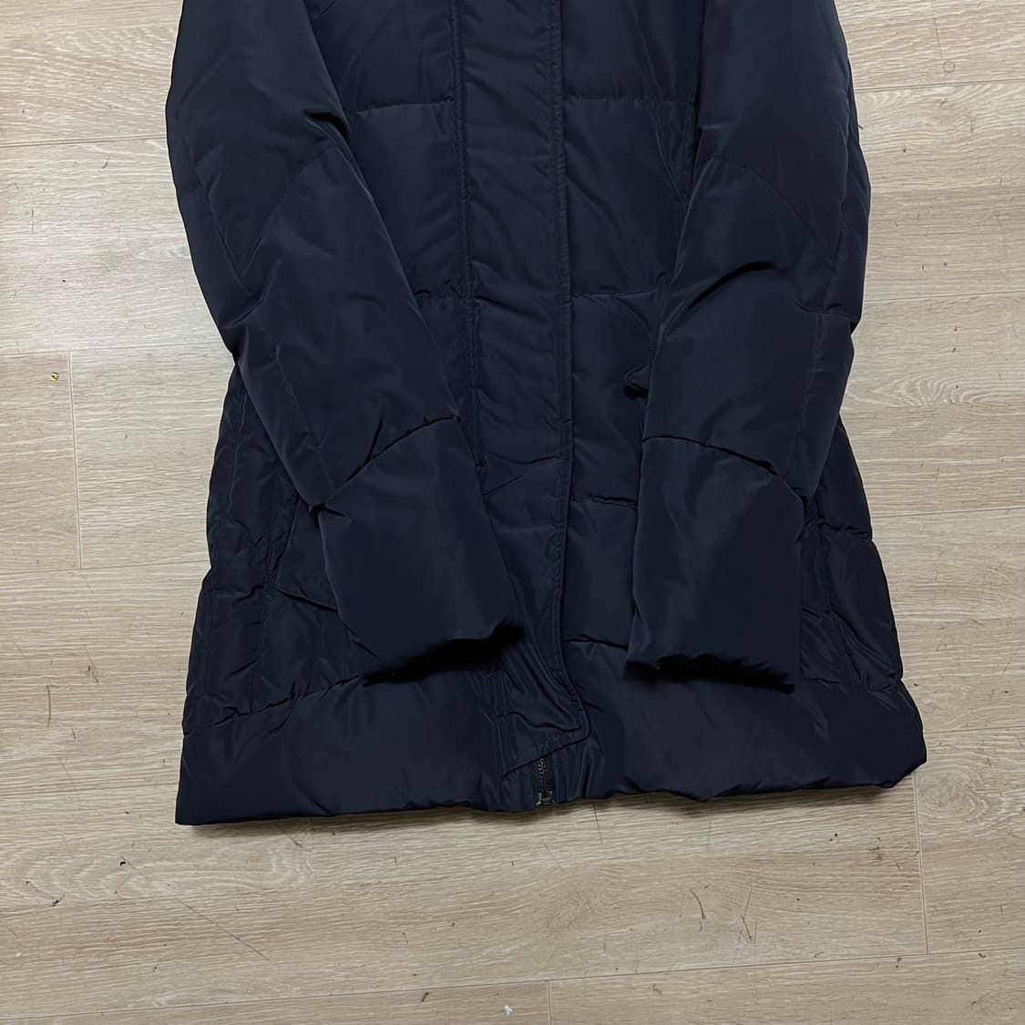 캘빈클라인 진스 여성 덕다운 후드 롱패딩 점퍼 [다크 네이비] XS/85 상품이미지3