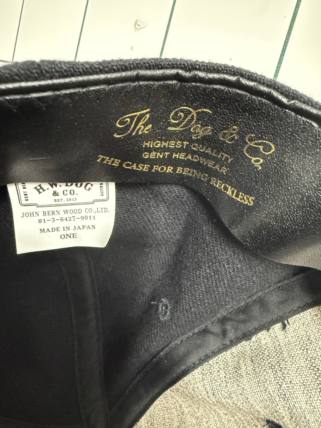 THE H.W.DOG&CO BASEBALL CAP-Black  상품이미지7