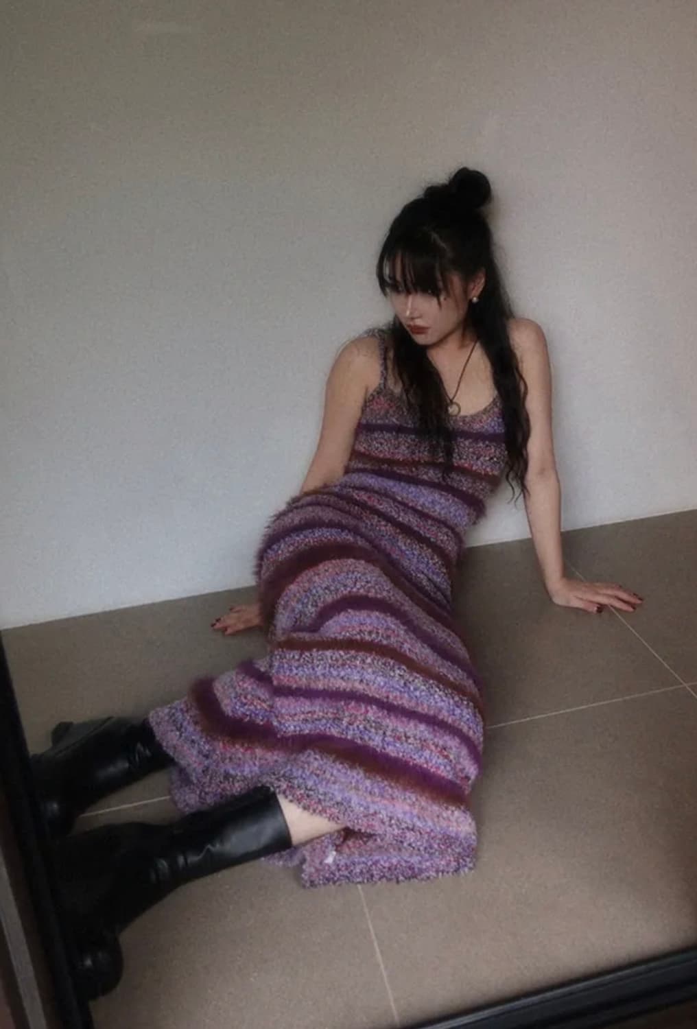 니트 롱 원피스 상품이미지3