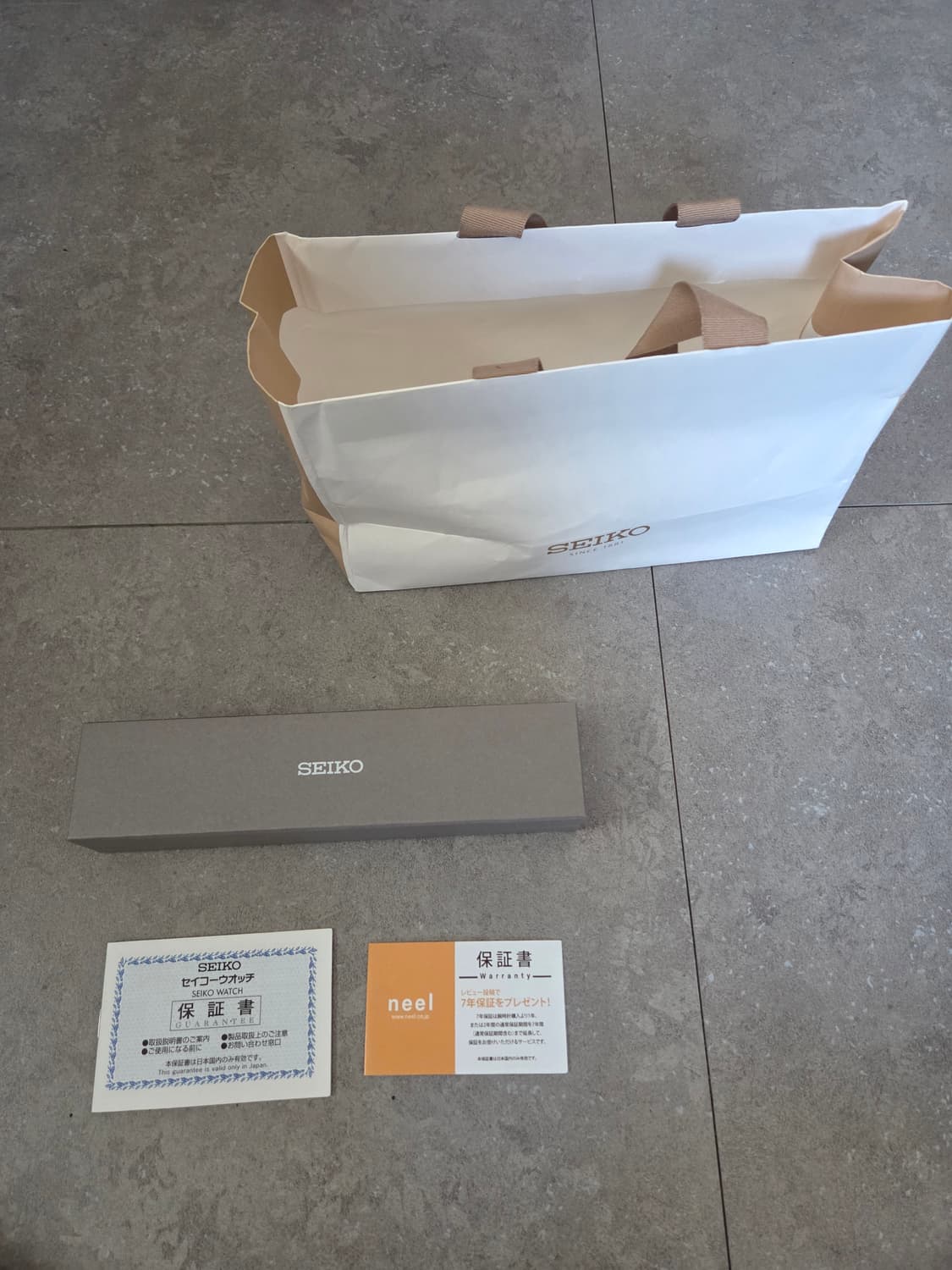 세이코 브라운가죽시계 새제품 상품이미지1