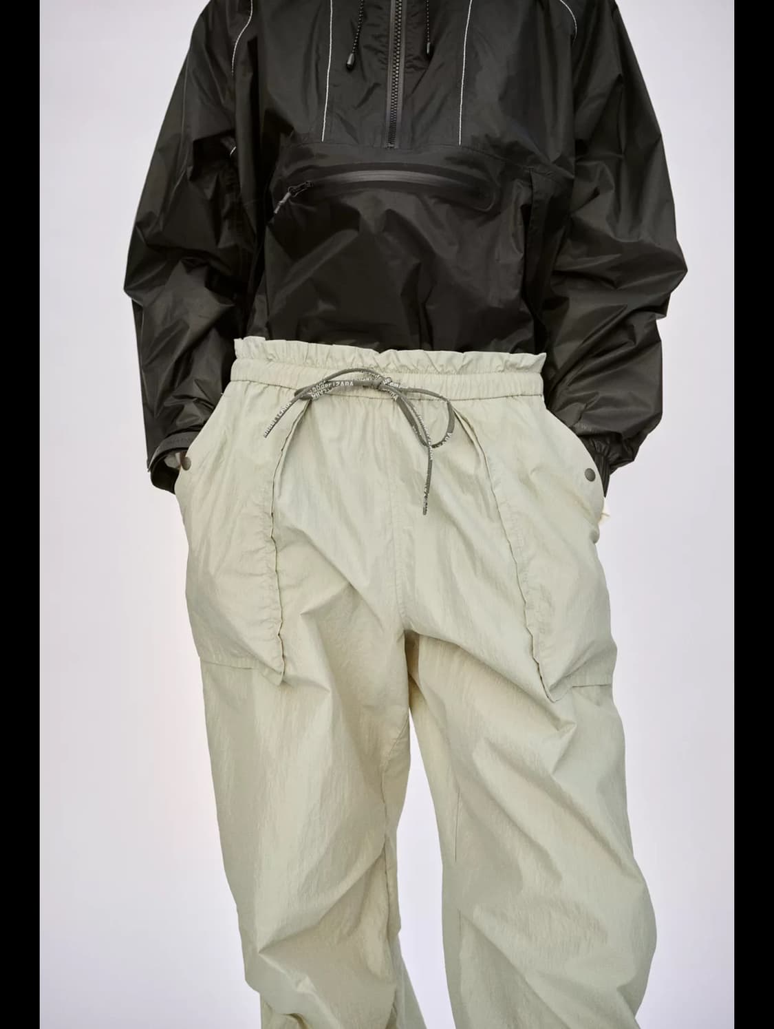 [S/XL] 자라x앤드 원더 리펠런트 트라우저 팬츠 상품이미지3