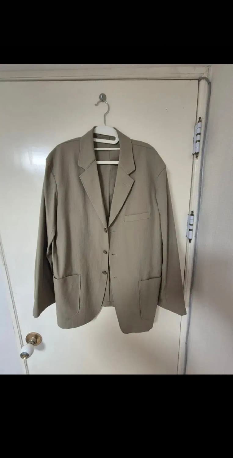 유니클로U   베이지셋업 상의105 하의31 상품이미지4