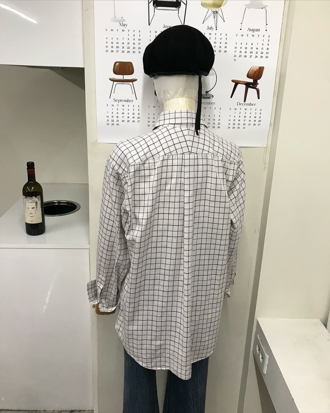 버버리 로고 체크 셔츠 상품이미지7