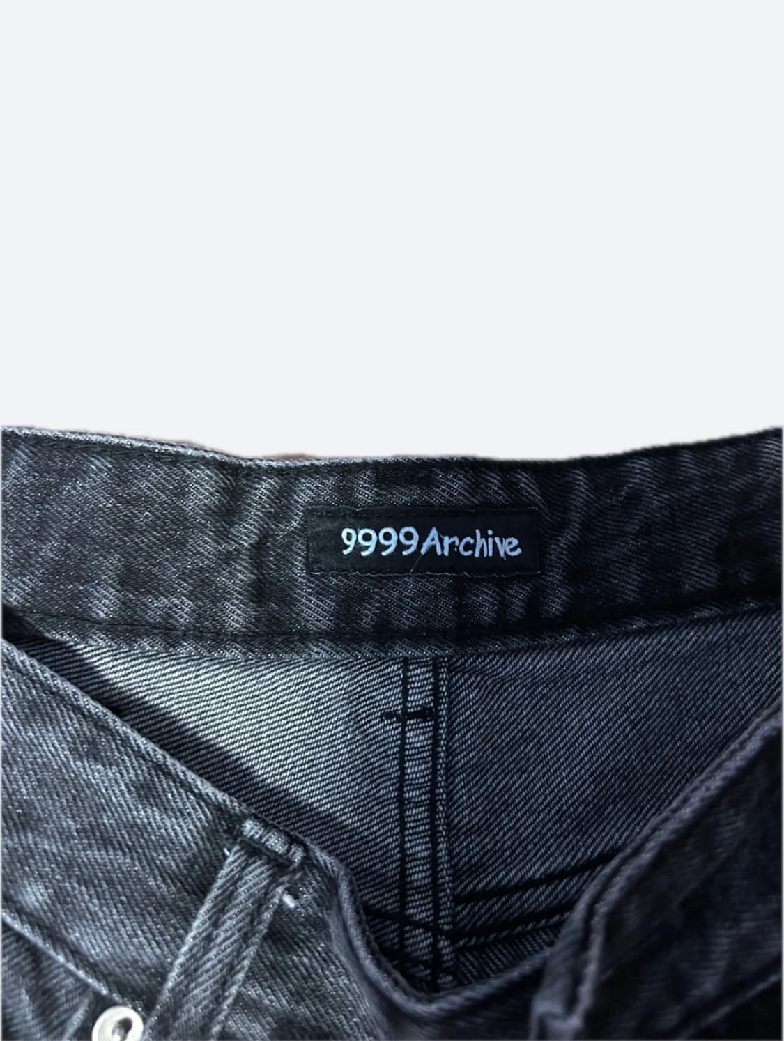 9999아카이브 블랙데님팬츠 상품이미지3