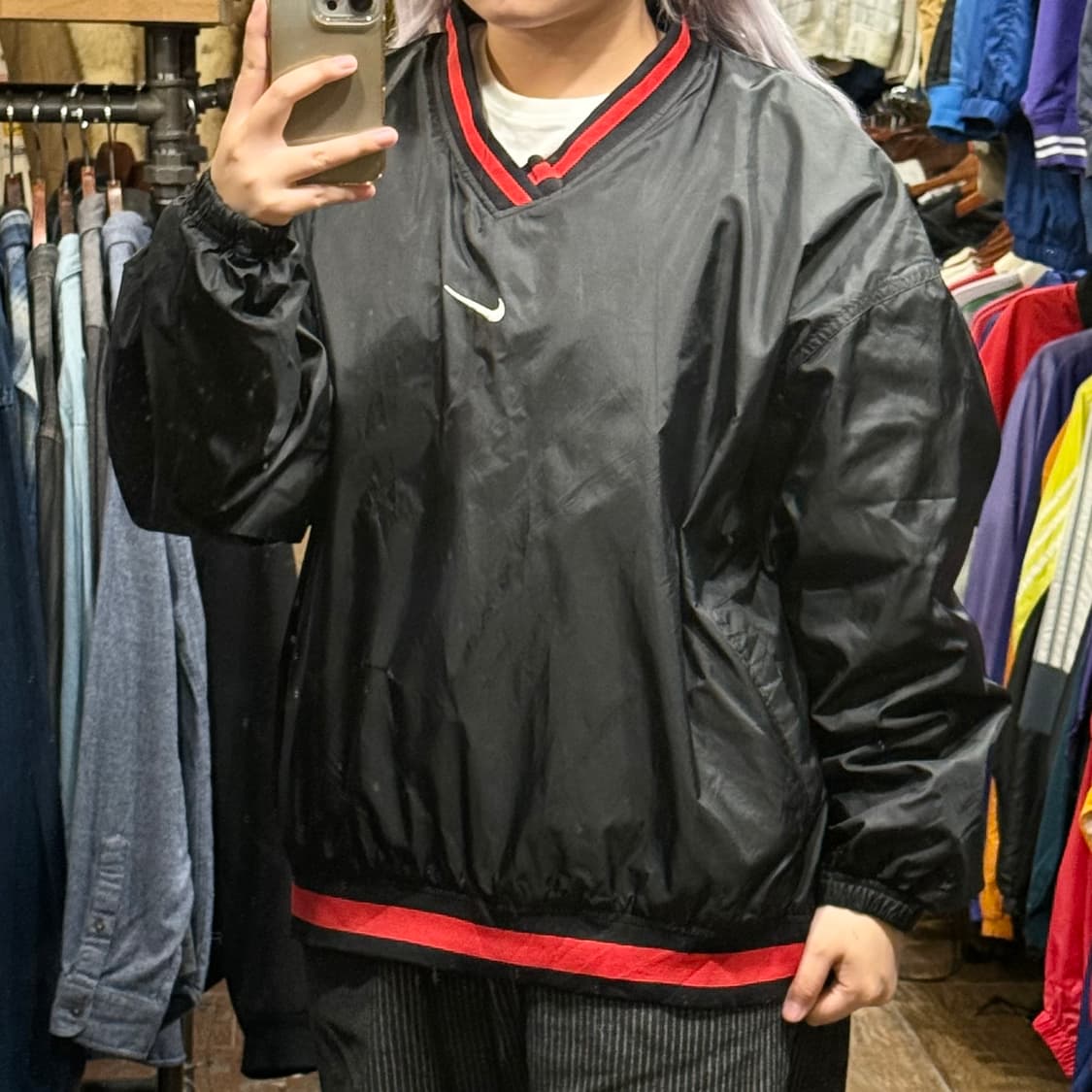 [HI] 나이키 올드스쿨 웜업 블랙  상품이미지4