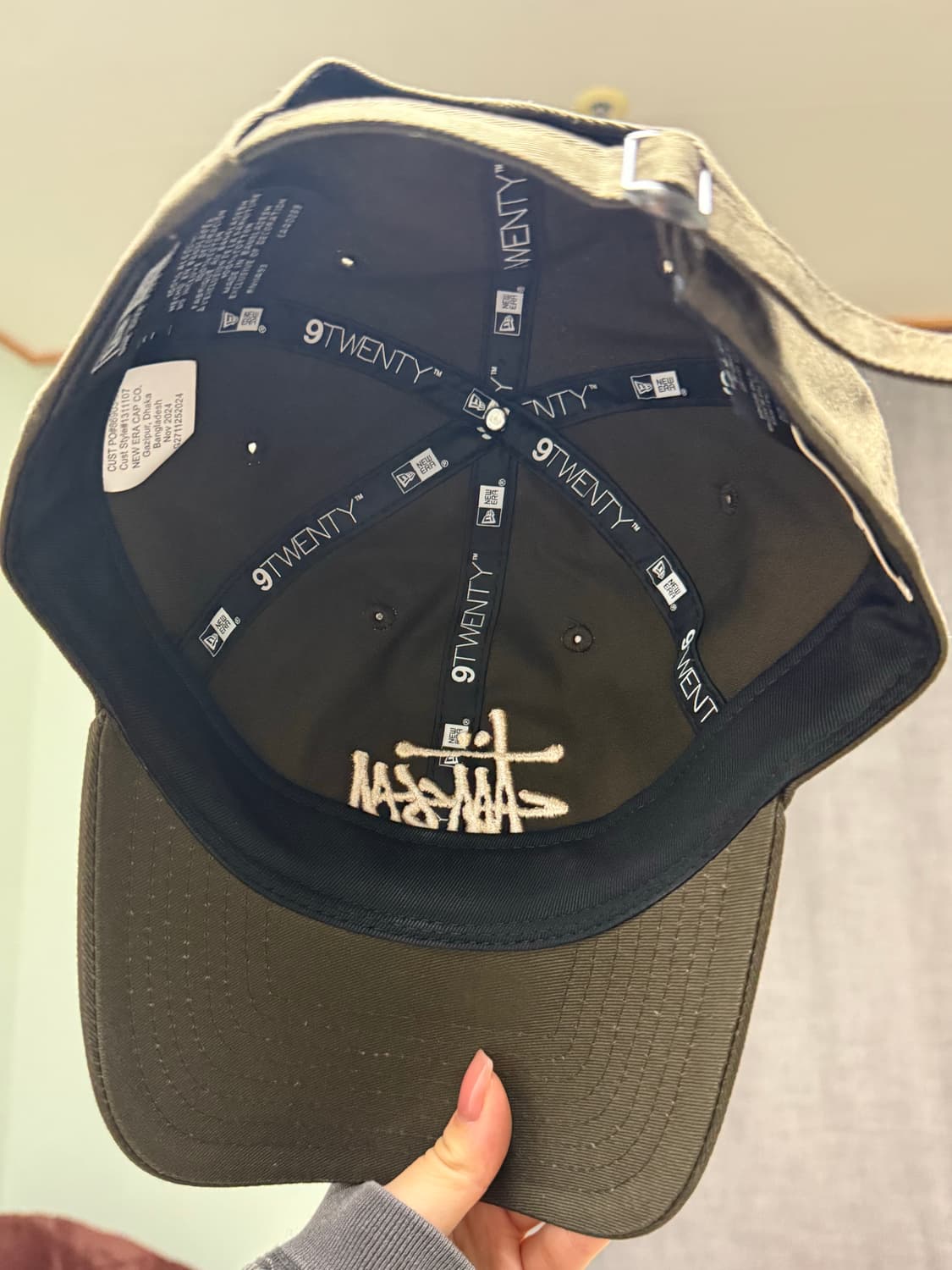 스투시 뉴에라 9TWENTY 스트랩백 월넛 볼캡 상품이미지4