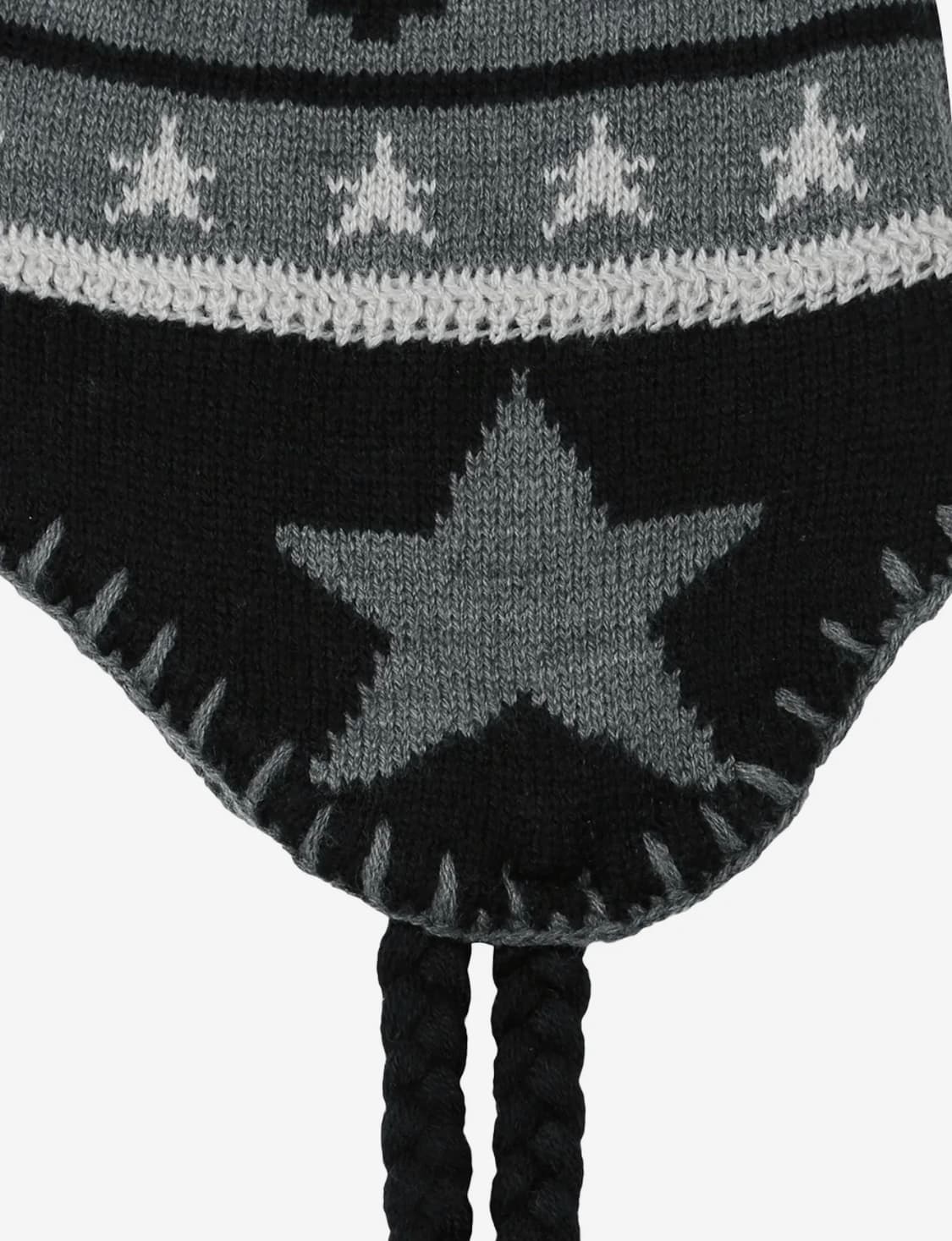 STAR EARFLAP BEANIE [BLACK] 상품이미지3