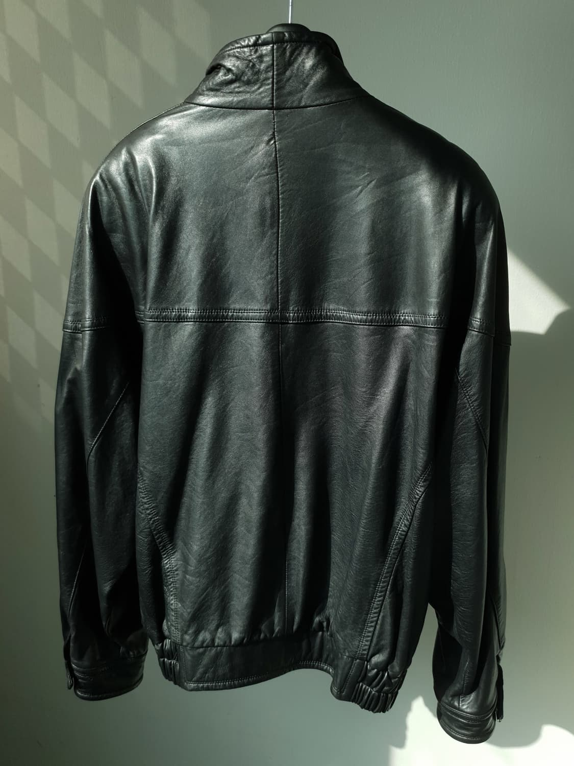 80s,90s MARIO STELLA Leather Jacket 상품이미지7