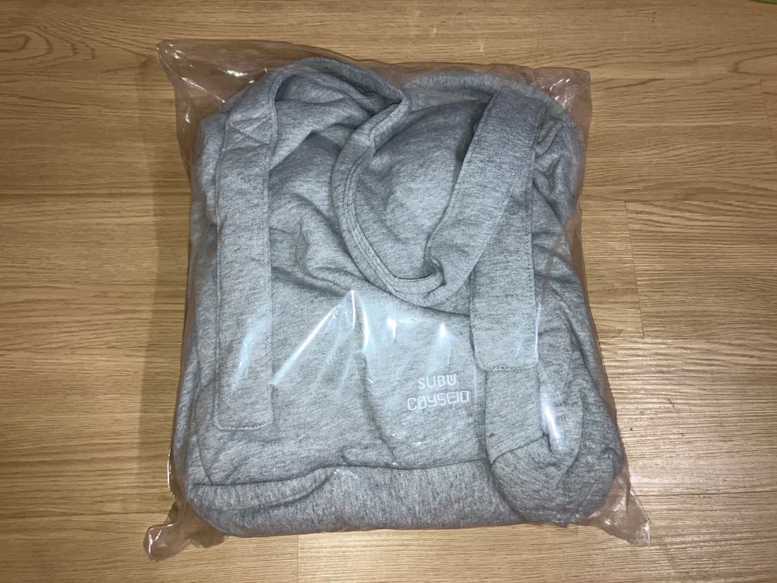 코이세이오x스부 버니즈 스웻 패딩 슈즈 멜란지 그레이 (1사이즈 250) 상품이미지7