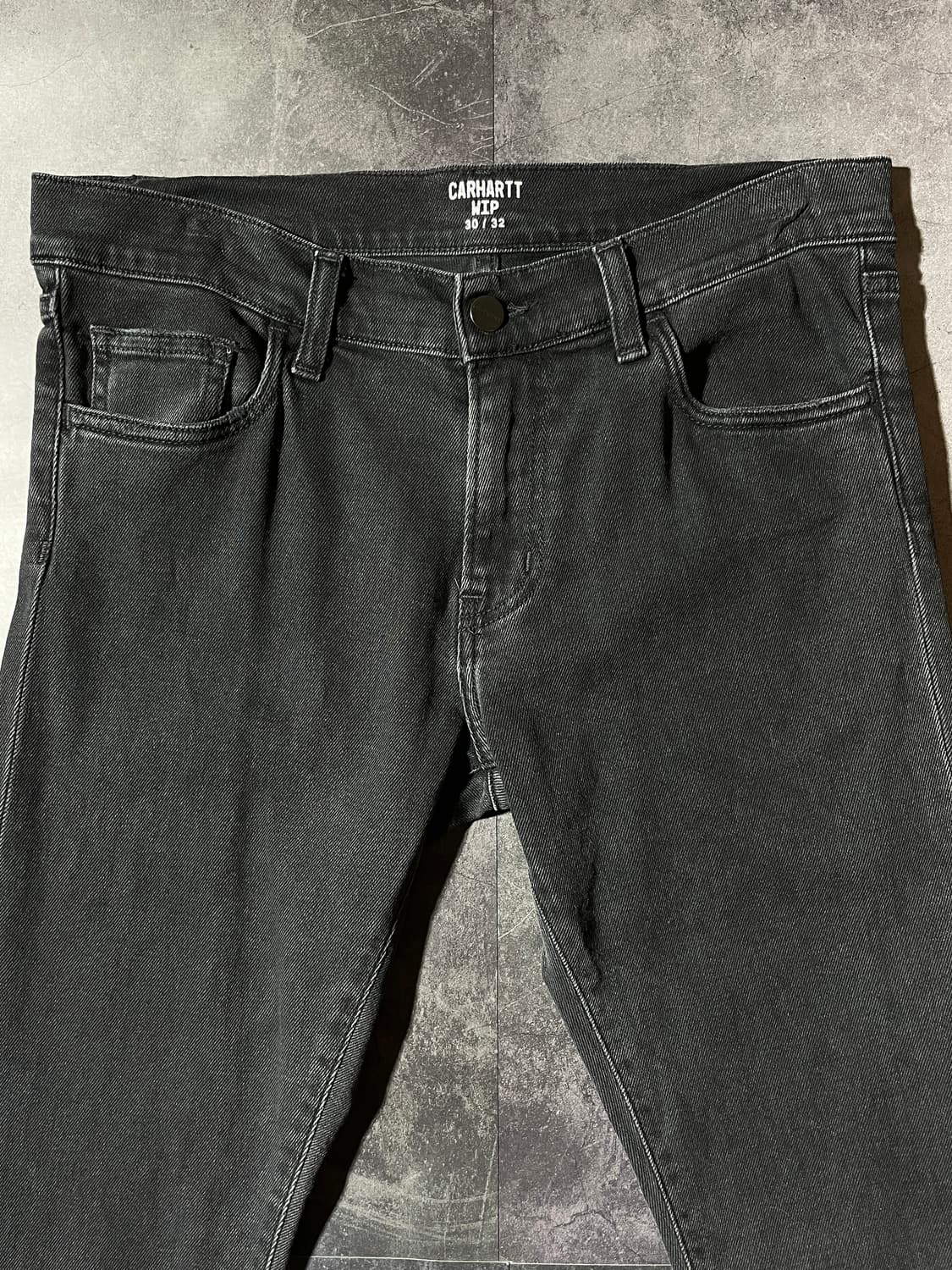 CARHARTT 칼하트 빈티지 차콜블랙 스키니 팬츠 상품이미지2