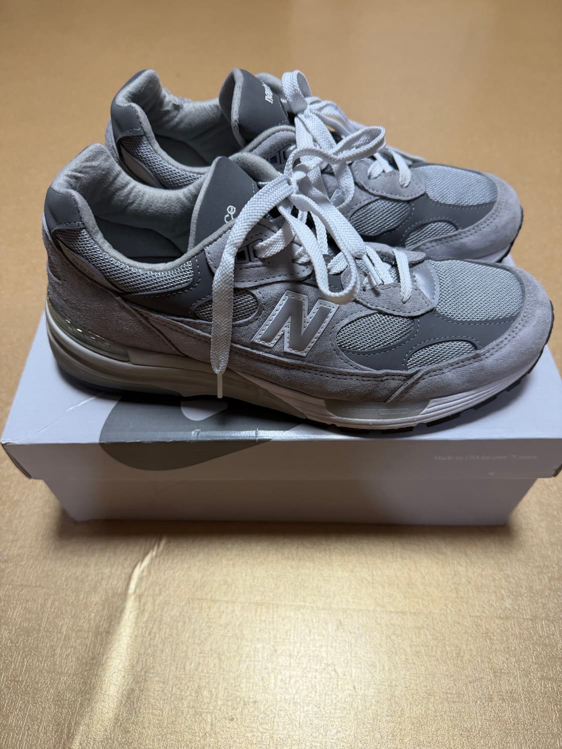 [275] 뉴발란스 992 그레이 275사이즈 5회착 상품이미지3