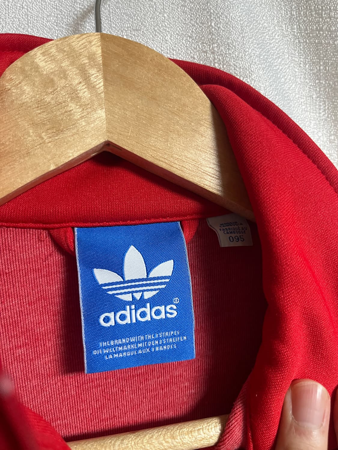 공용 아디다스 유로파 져지 트랙탑 파이어버드 레드 95 상품이미지5