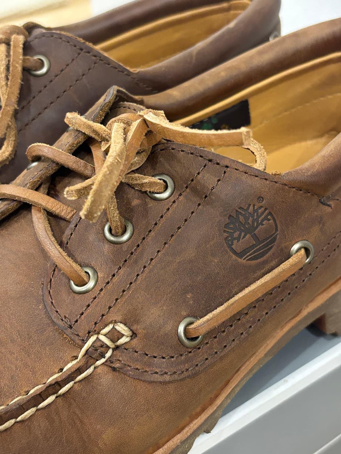 팀버랜드 3아이 보트슈즈 280 브라운 상품이미지3