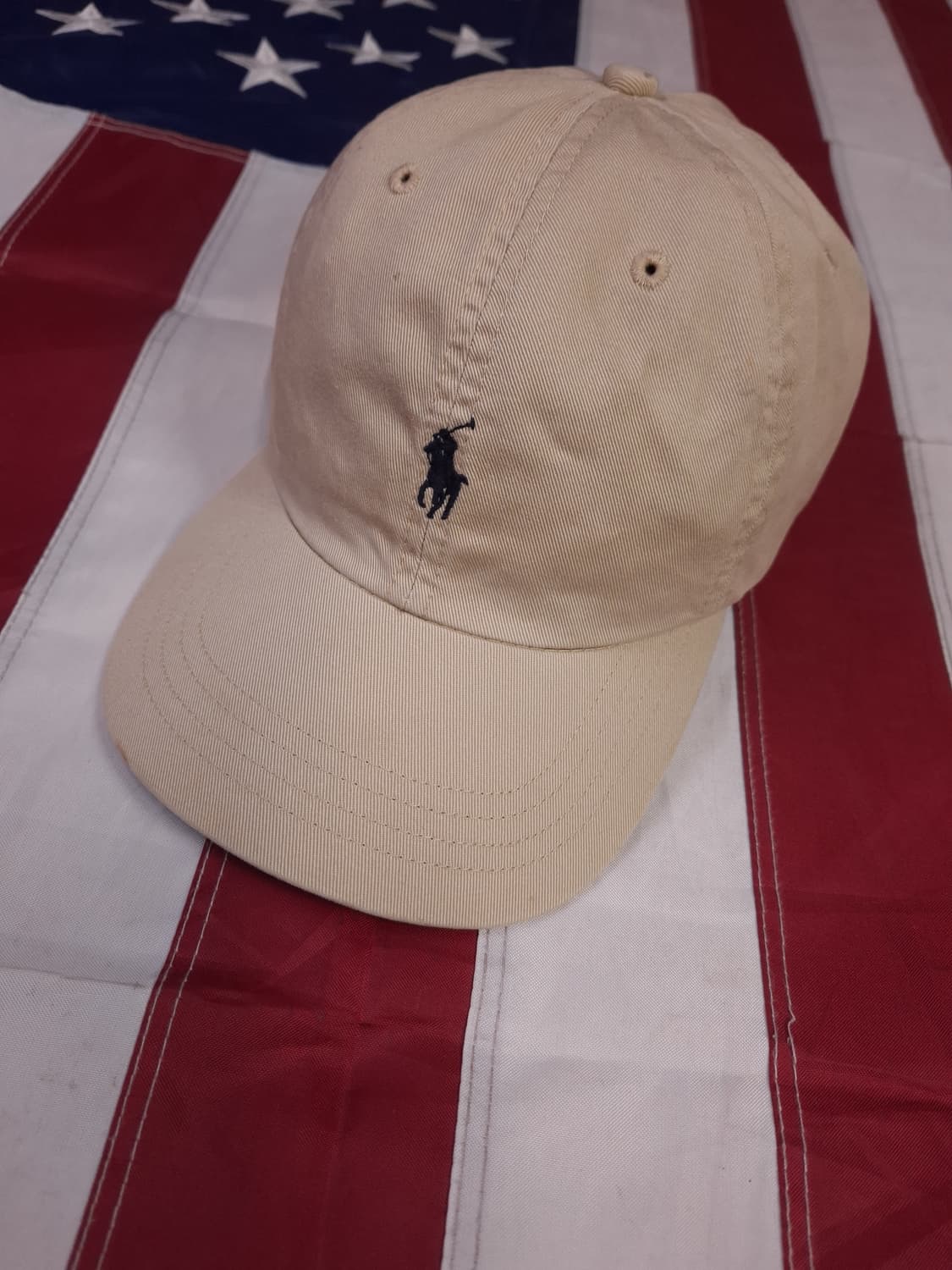 오리지날 랄프로렌폴로 베이지 볼캡 상품이미지8
