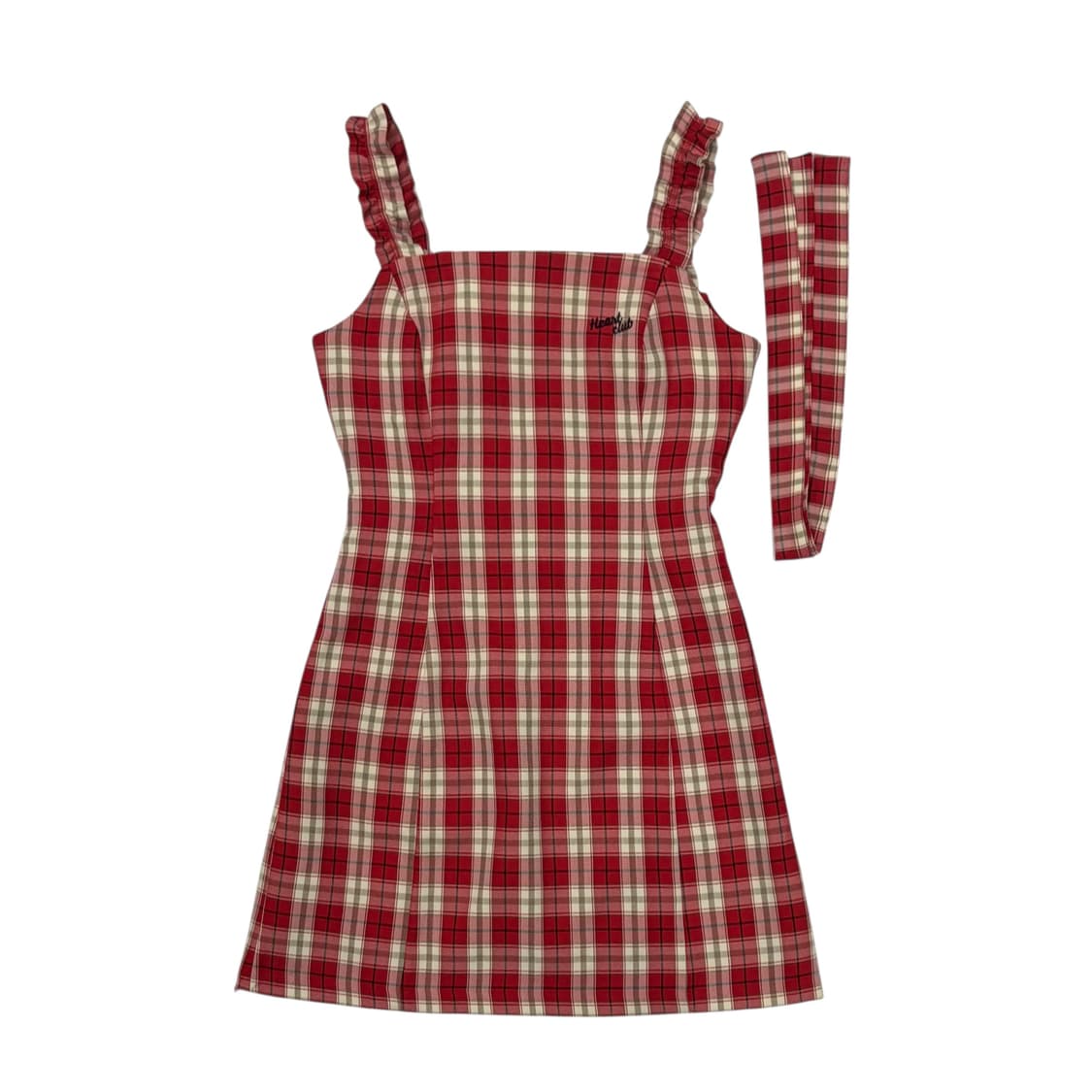 Heart club 하트클럽 체크 원피스 상품이미지1