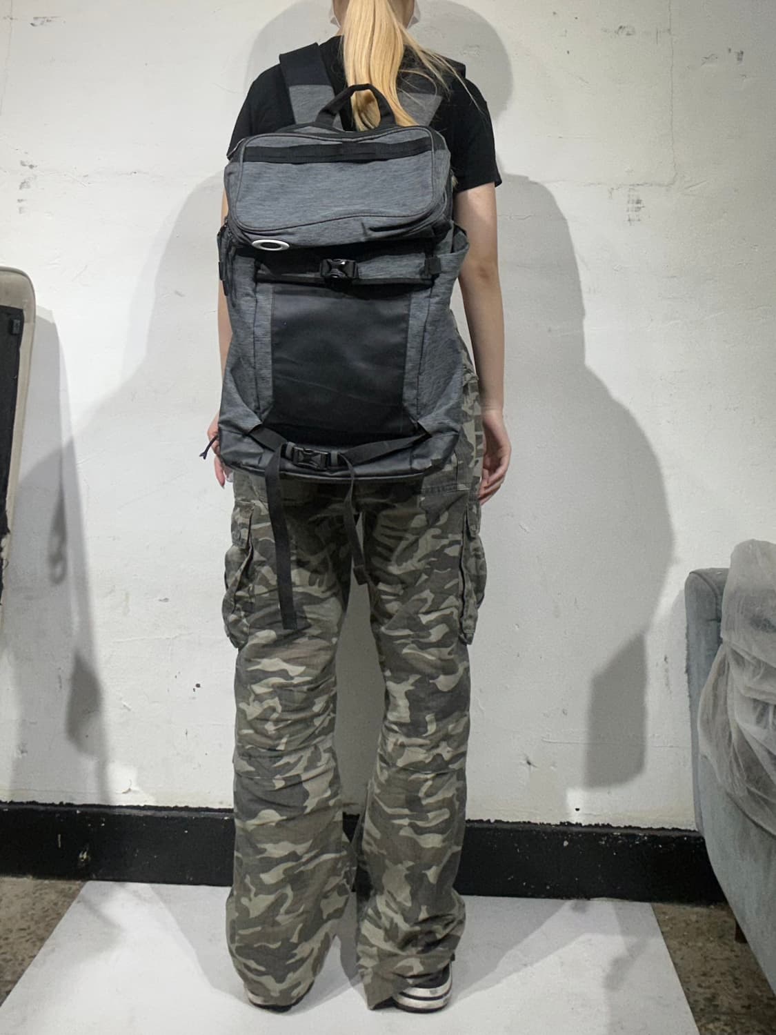 오클리 그레이 기능성 백팩 등산용 가방 책가방  상품이미지3