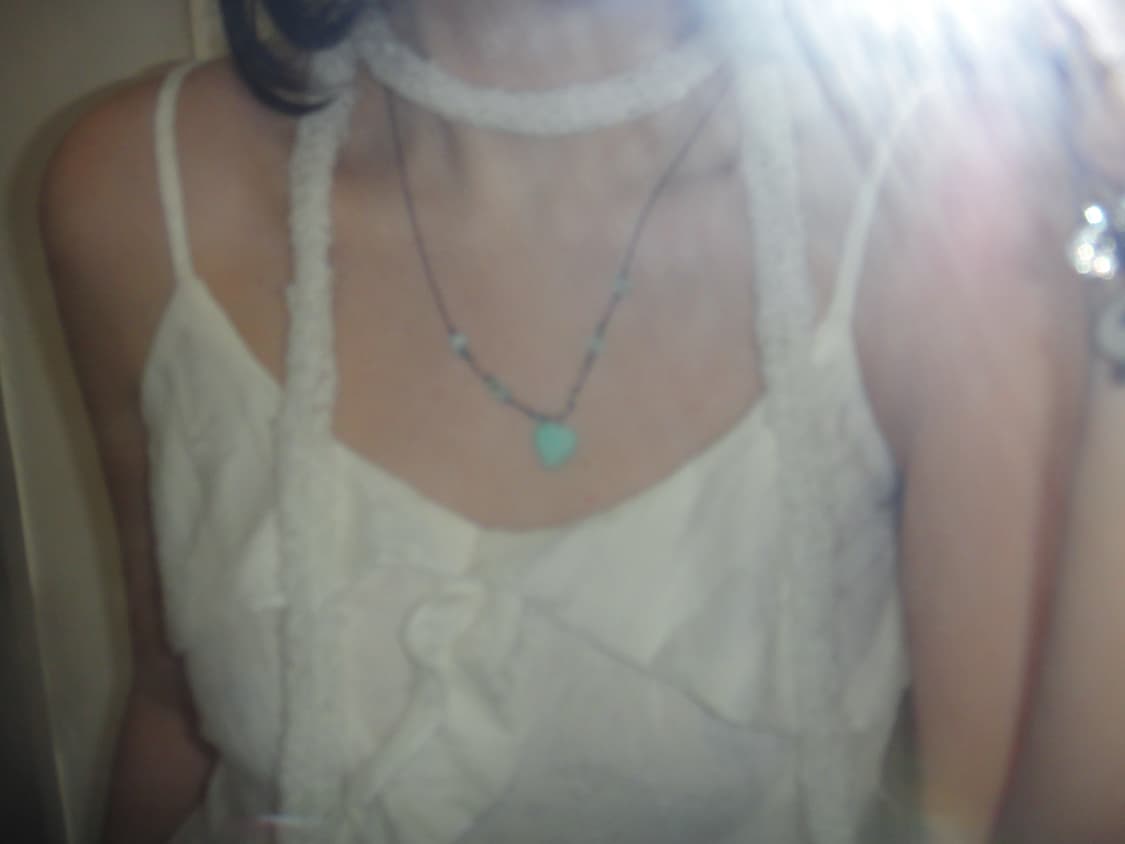 빈티지 목걸이 mint heart necklace 상품이미지2