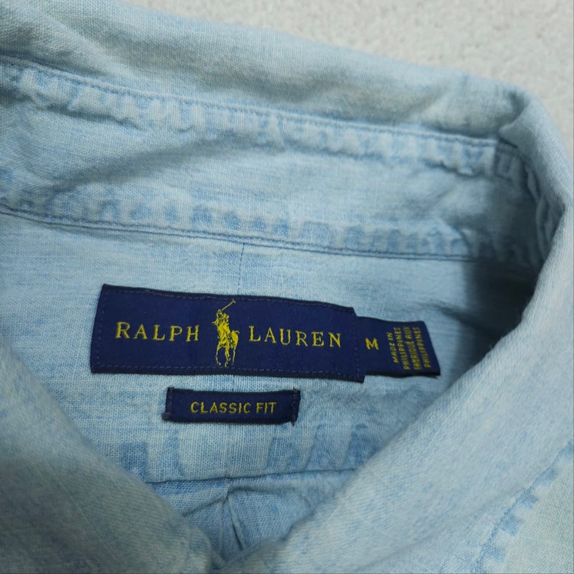 폴로 랄프 로렌 신형 샴브레이 셔츠 M 상품이미지6