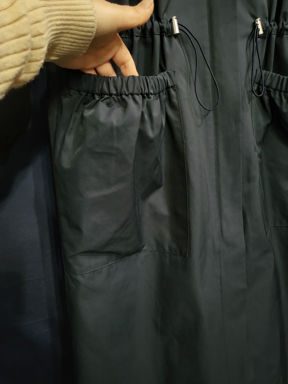 LUCKY ROOM 빅포켓 롱자켓 상품이미지4