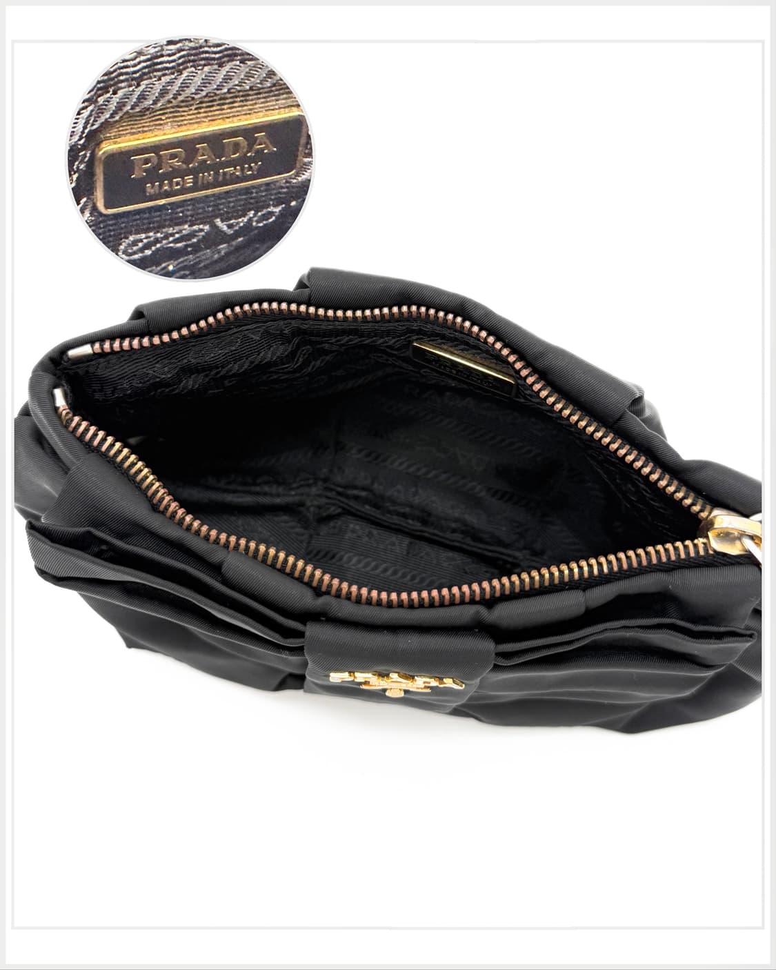 프라다 테수토 나일론 리본 파우치 상품이미지8