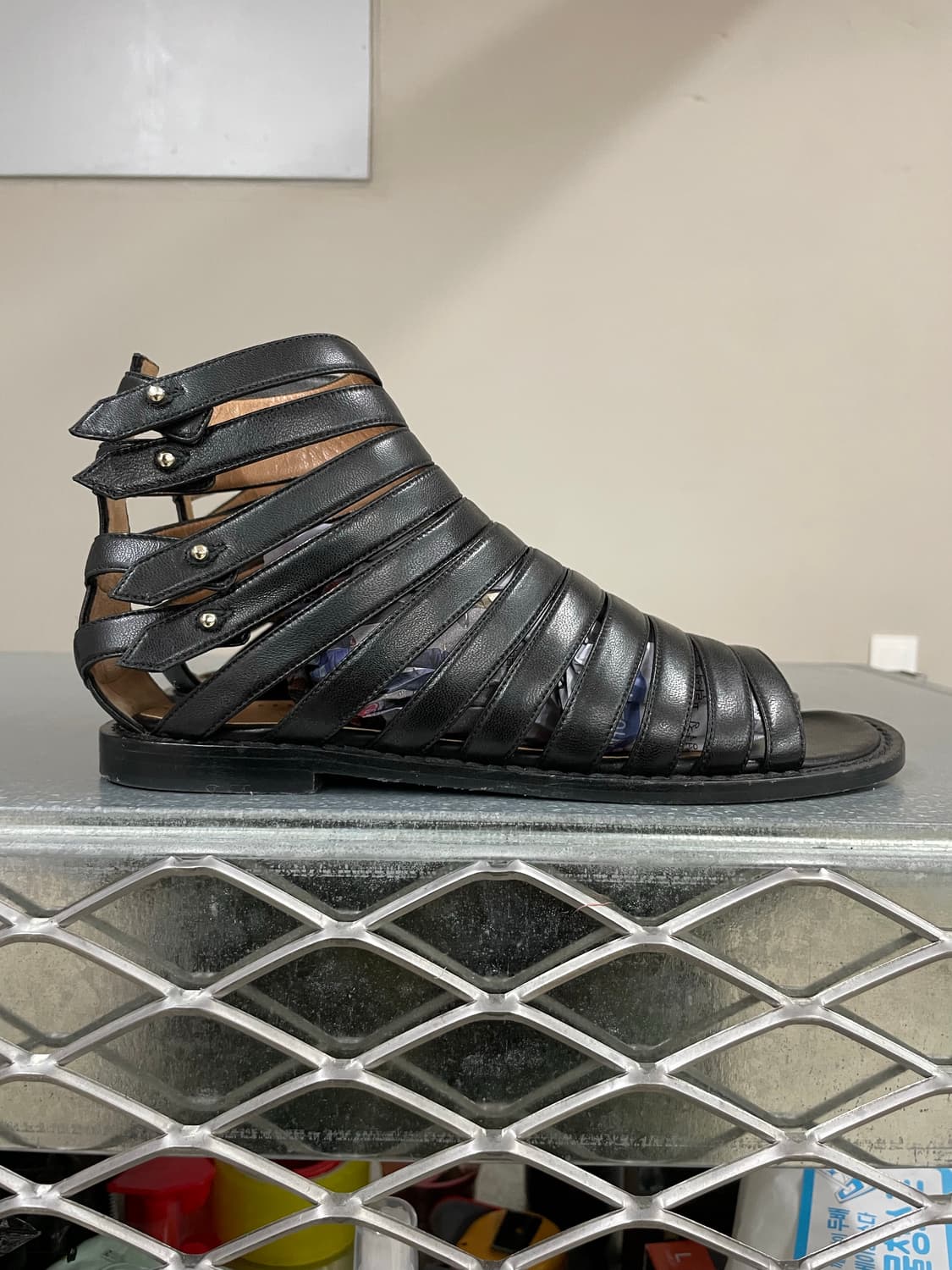 알렉사 와그너 스트랩 샌들 블랙 37.5 상품이미지4