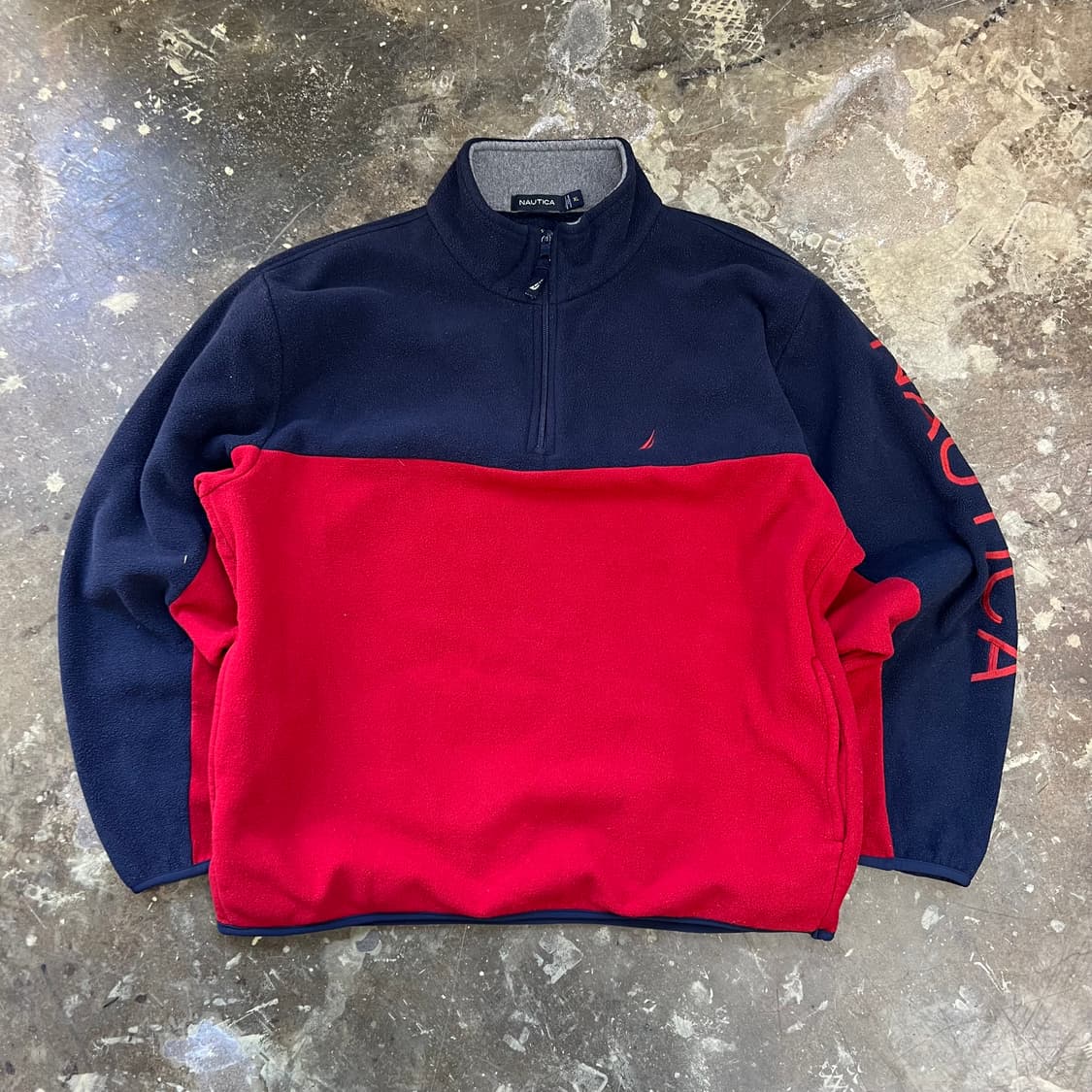 XL) 90s 노티카 신칠라 플리스자켓 후리스 아메카지 워크웨어 고프코어 상품이미지1