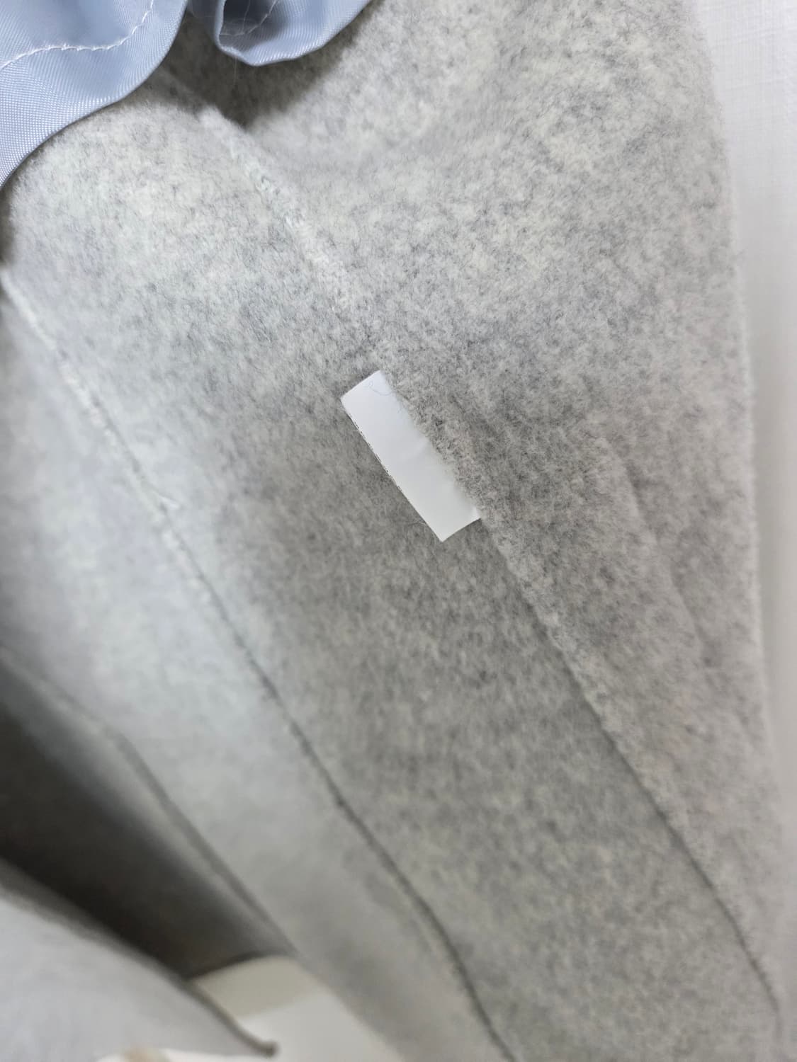 핸드메이드 반 코트 그레이 상품이미지8