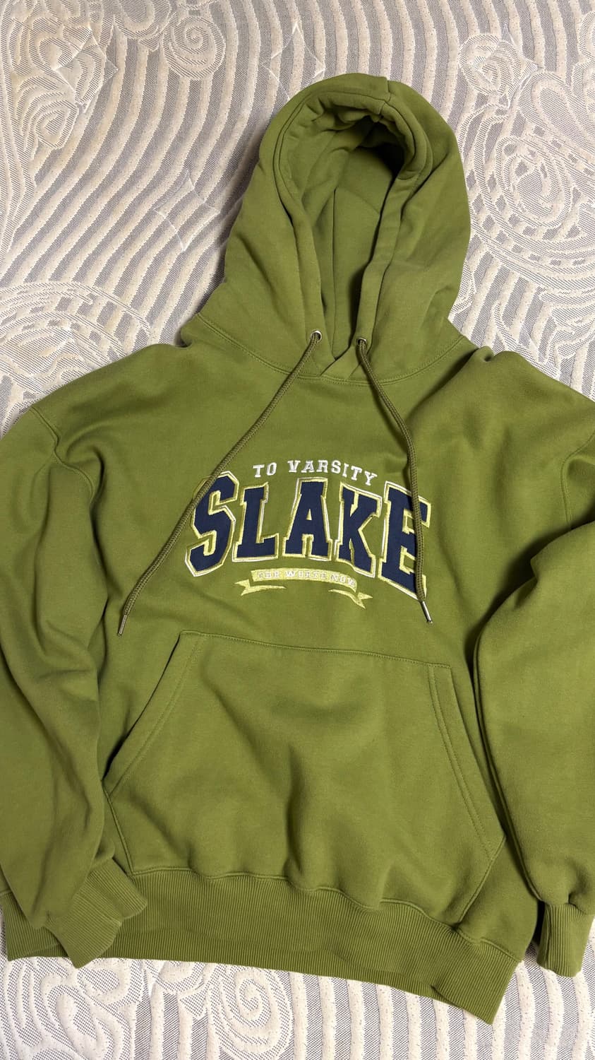 슬레이크 후드티 올리브 M 상품이미지1