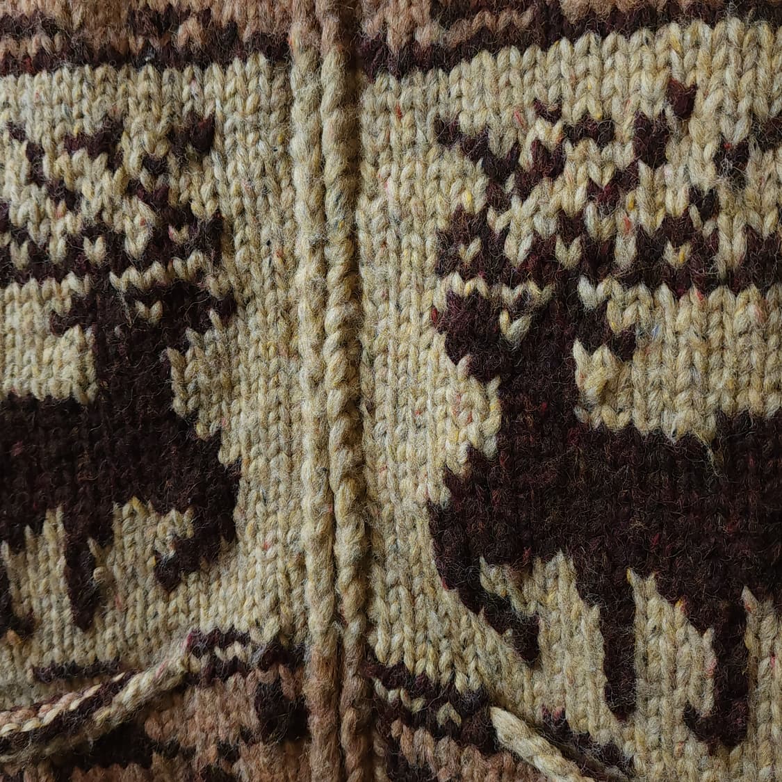 카나타 코위찬 헤비울 스웨터 니트 베스트 카나타 베스트 사슴 상품이미지6