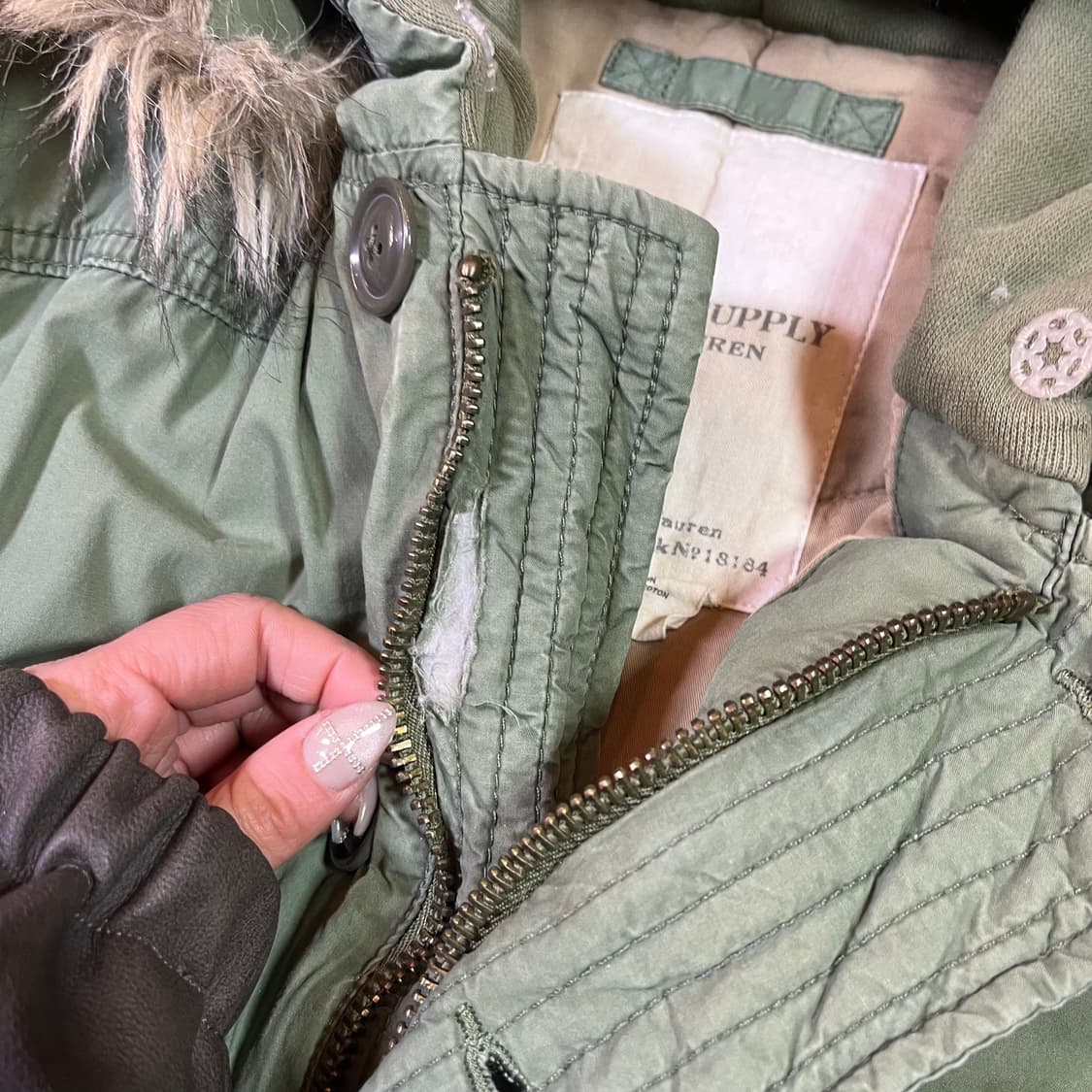 데님 앤 서플라이 랄프로렌 울프조 야상 상품이미지8