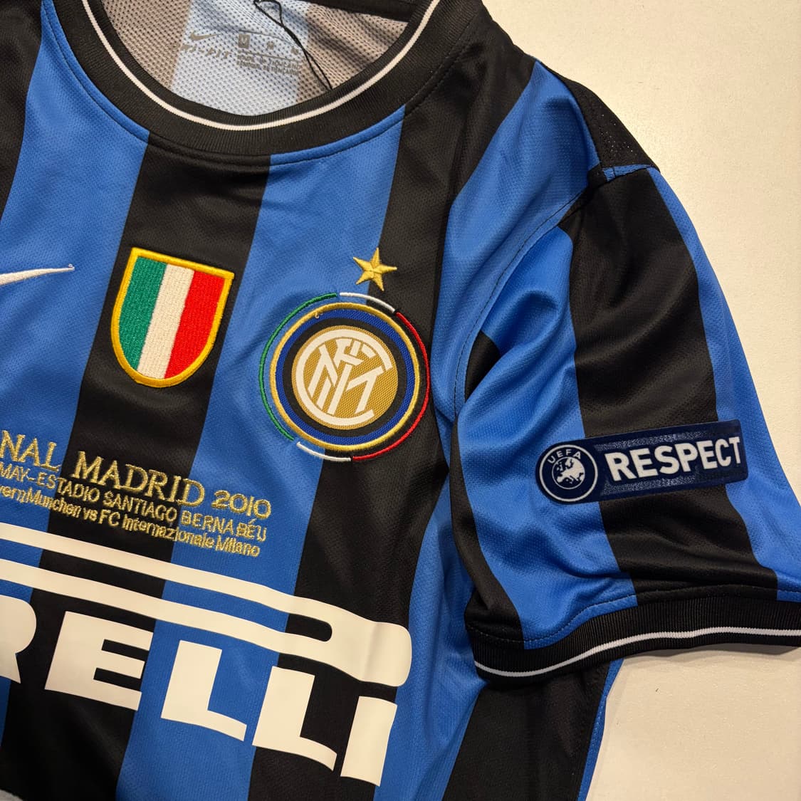 [M] 나이키 09-10 인터밀란 유니폼 반팔 블루 D397 상품이미지5