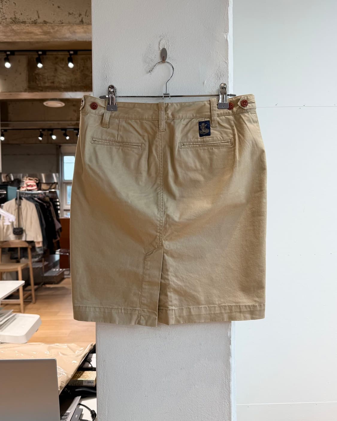 폴로 진스 컴퍼니 베이지 미니스커트  상품이미지5