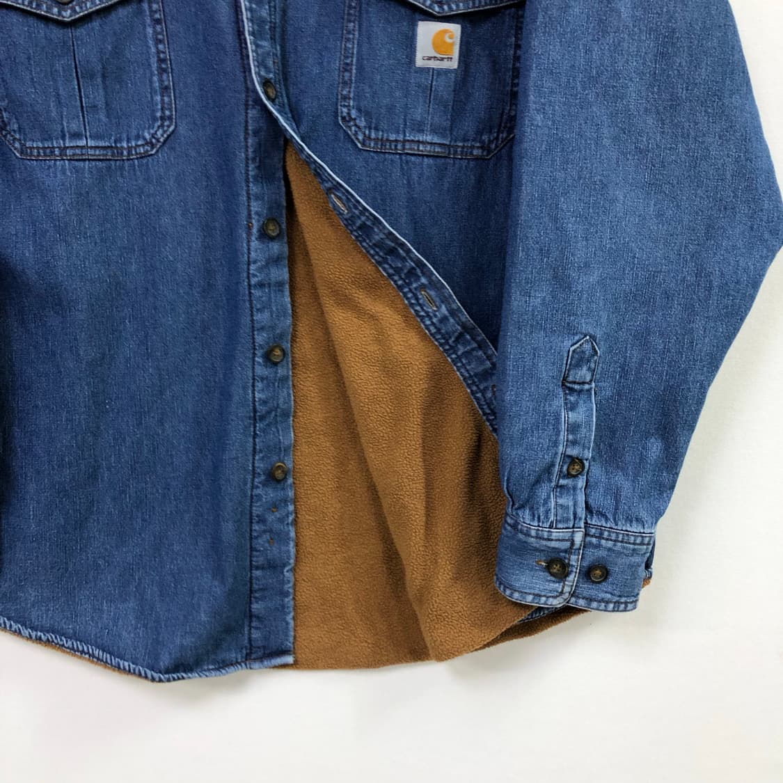 XL 칼하트 양털 데님 자켓 상품이미지5